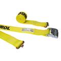 Us Cargo Control 2" x 12' Yellow Cam Strap w/ Butterfly F Track Fittings C312BFSF2-Y